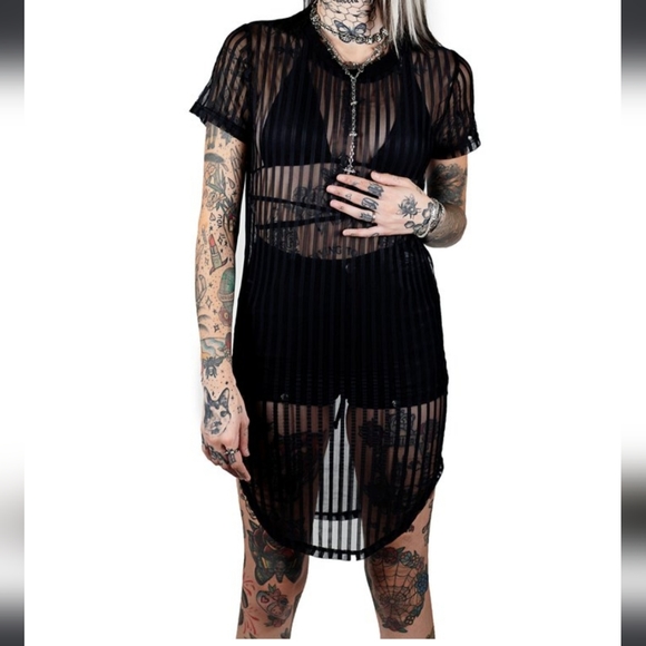 Bete noir baneful mesh tee - Picture 2 of 6